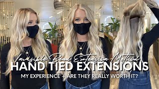 Handtied Extensions with IBE METHOD. First impressions, Cost, Upkeep, Move Ups. Are they worth it?