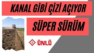 Kanal Gibi Çizi Açıyor . Ünlü Dönerli Pulluk . Menemen İzmir