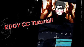 Alight Motion EDGY CC tutorial (Easy Tutorial)