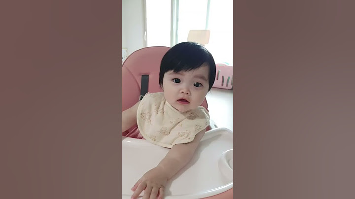 예쁜짓 하는 아기