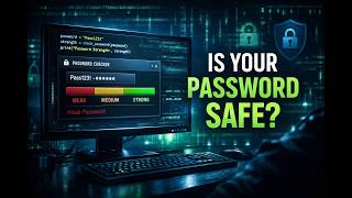 Build a Password Strength Checker in Python | Cybersecurity Project