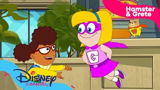 Den gale hest | Hamster & Grete | Disney Channel Danmark