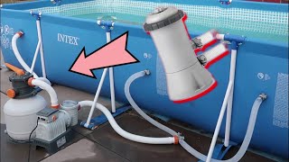 Today i'm upgrading the pool pump on intex (bestway/coleman) above
ground from small and filter setup to new bestway sand filter. ...