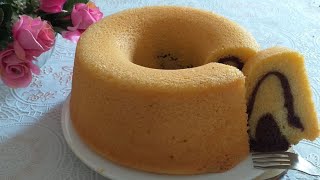 Bolu Menul Dan Empuk Selembut Kapas Tanpa Pengembang | Ogura Sponge Cake