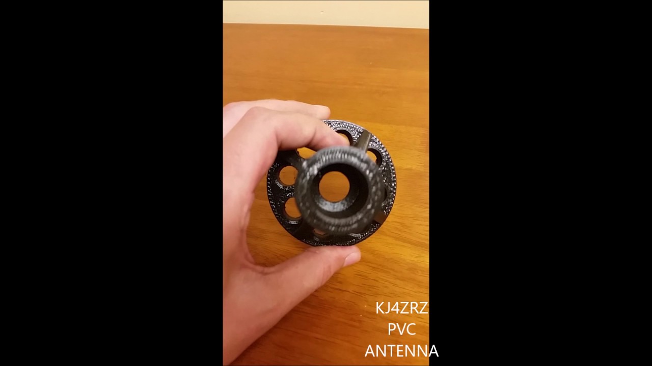 Home made PVC antenna mast 3D Printed parts YouTube