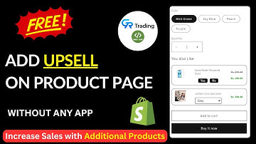 How to add upsell products in Shopify