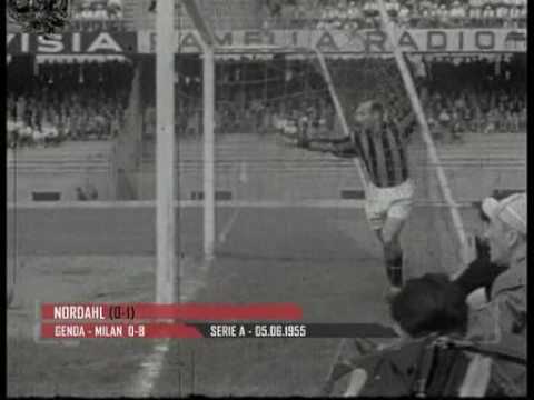 Gols Nordahl Milan 1954 1956