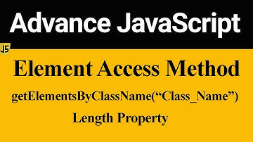 getElementsByClassName Method with Length Property in JavaScript (Hindi)