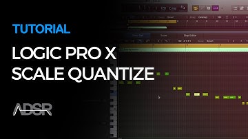 Logic Pro X - Working with MIDI - Scale Quantize