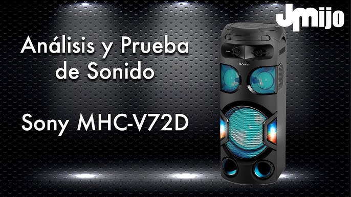 Sistema de audio de alta potencia con tecnología BLUETOOTH® V82D, MHC-V82D