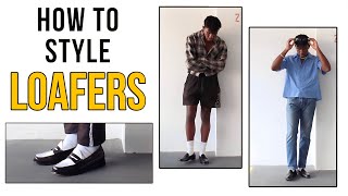 How To Style  Black Loafers | Men Fashion