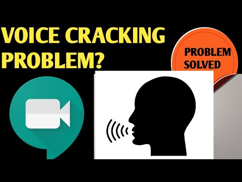 Video Google Meet Voice Cracking Problem Solved - youtube
