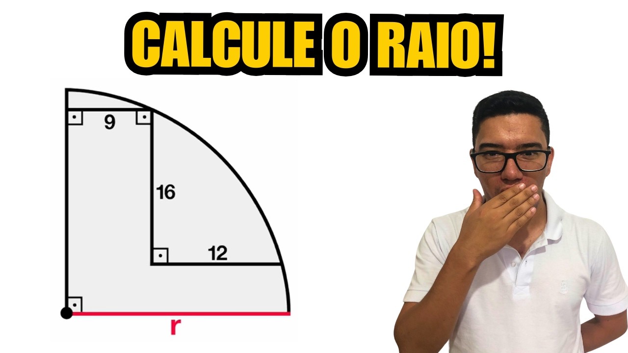 Parece Óbvio, Mas Não É: Por que o Raio NÃO é 21 (Desafio de Geometria)