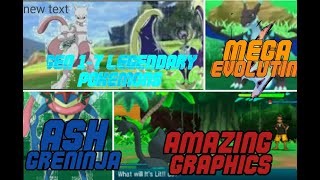 Pokemon New 2021 Game In Android Mega Evolution Ash Greninja screenshot 3