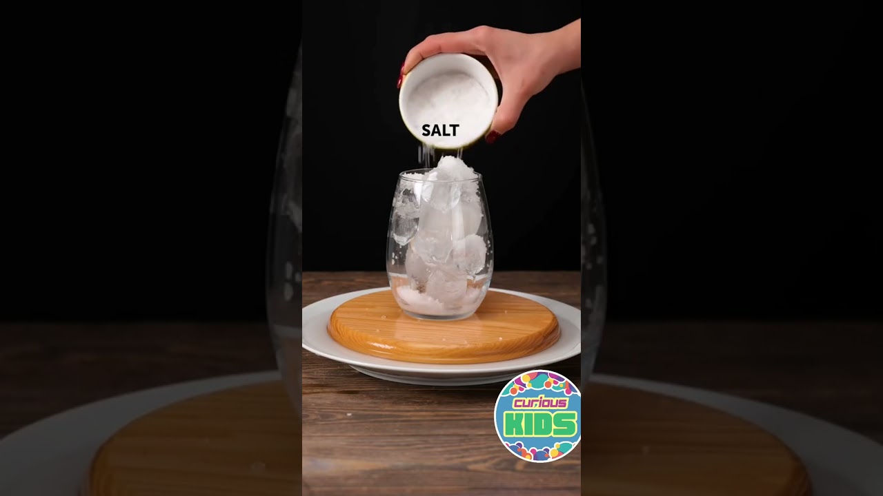 Easy Ice + Salt Experiment !!!🥶❄️