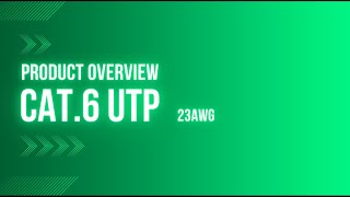 Product Review Ep.04 Cat6 UTP Cable 23AWG