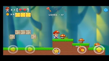 super bobby runner adventure gameplay level 16@17