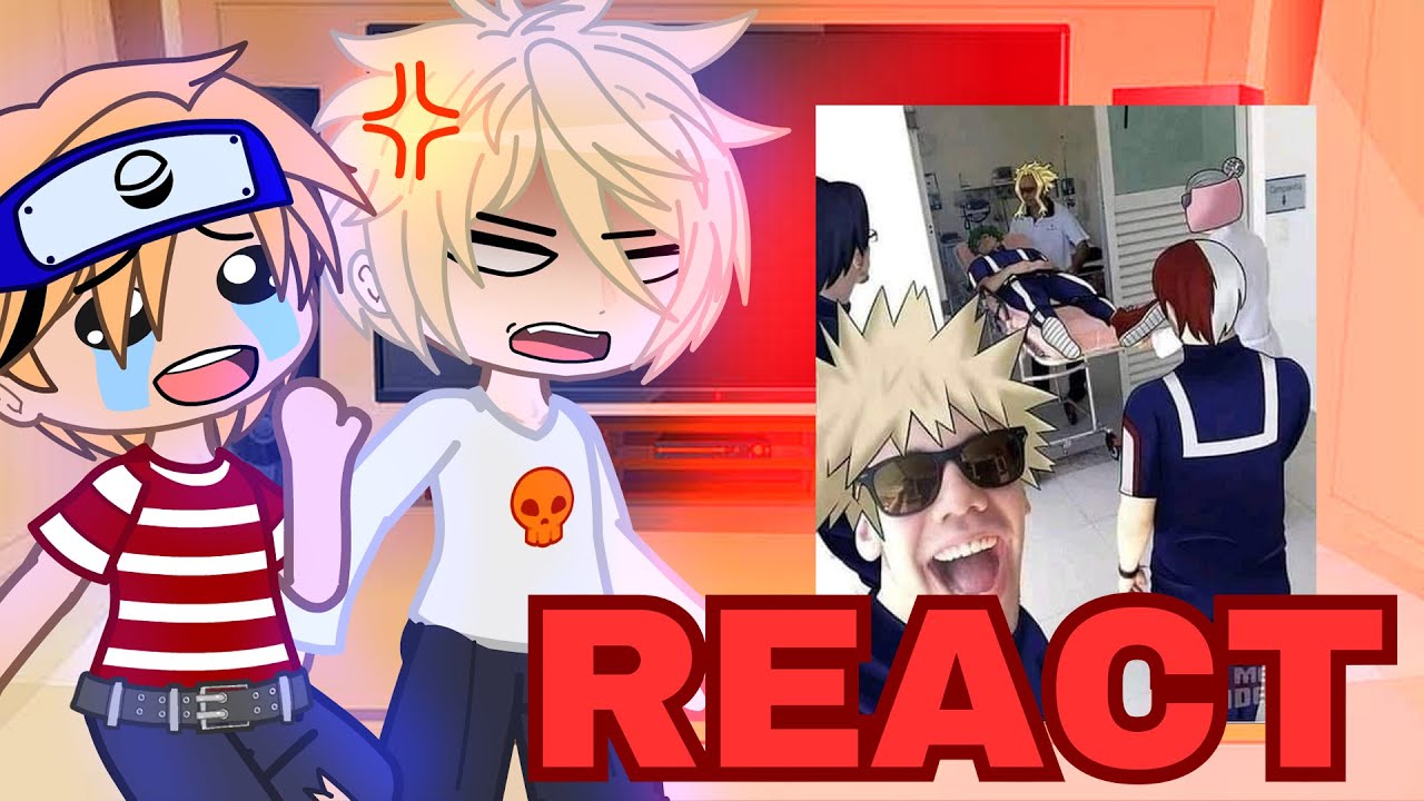 BNHA Class 1-A React to Roast Battles - Gacha React