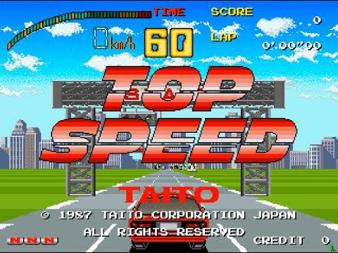 Top Speed Full Throttle Arcade 1987