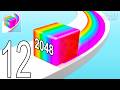 Jelly Run 2048 Gameplay Walkthrough Part 12 - Super Satisfying Merge Game (iOS & Android)