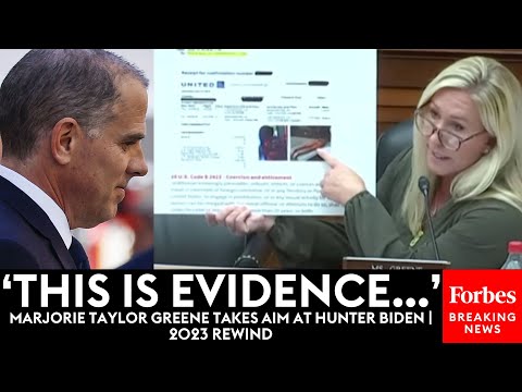'Even More Troubling...': Marjorie Taylor Greene Repeatedly Goes After Hunter Biden | 2023 Rewind