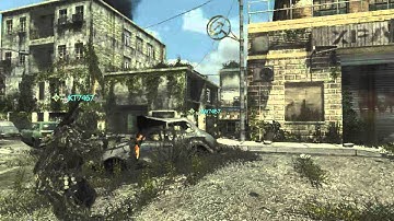 MW3 - Cross map throwing knife must see - EPIC!!!!!