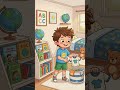 🏠 Keep Your Room Clean | Good Habits for Kids | Animated Short #shorts