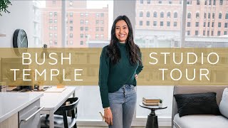Bush Temple River North Studio Apartment Tour With Caira Button - Apartment Building In Chicago
