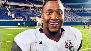 Former Texas Longhorns Defensive End Jacoby Jones 2022 NFL Draft prospect after the Tropical Bowl