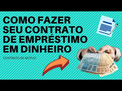 Vídeo: Como Celebrar Um Contrato De Empréstimo Social