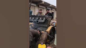 Caterpillar Diesel Engine Restoration #engine #restoration #skills #technology #how #shorts