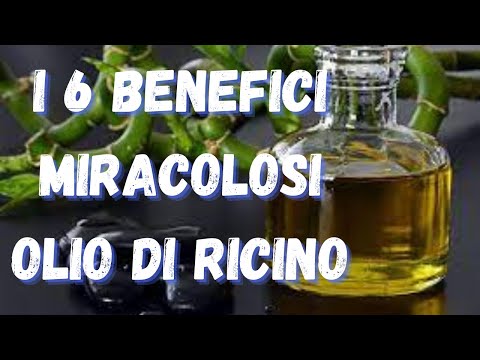 Video: Di cosa è fatto l'olio di ricino?