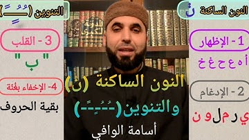 التجويد الميسر ح6 - أحكام النون الساكنة والتنوين
