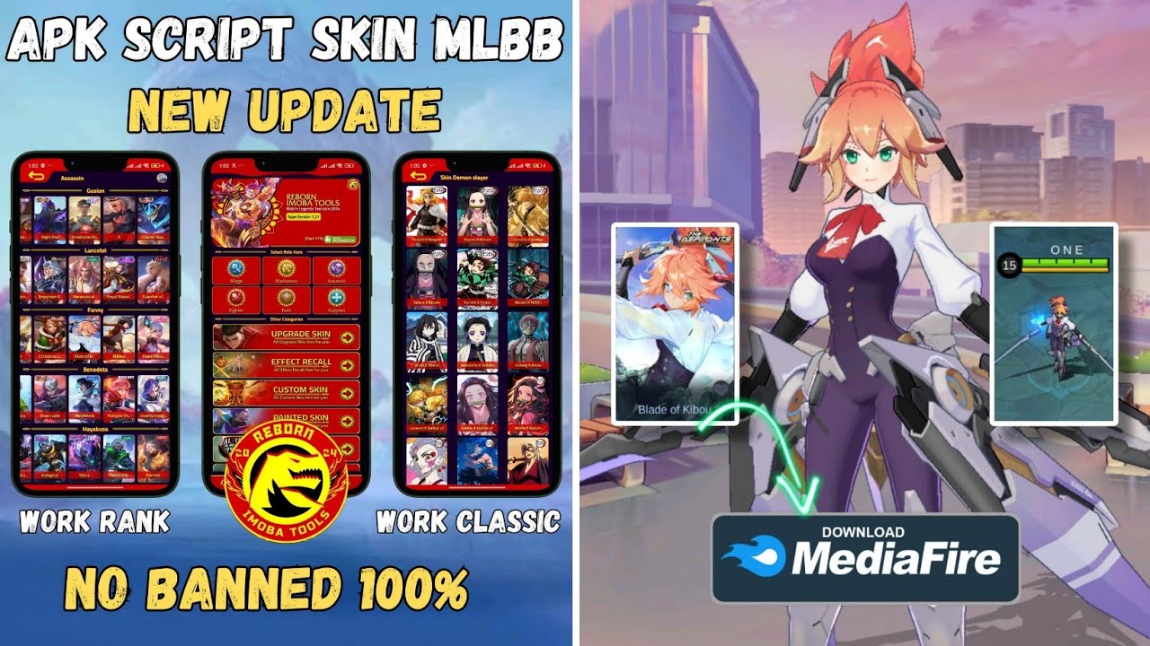 Apk Script Skin ML Terbaru No Ban – Update iMoba Reborn 2026