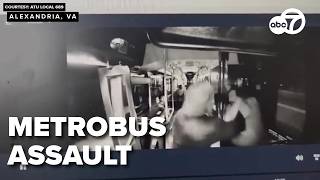 Metro's union posts video of masked rider attacking bus driver in Maryland