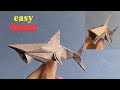 Easy Origami Shark Basking Shark Step By Step Tutorial