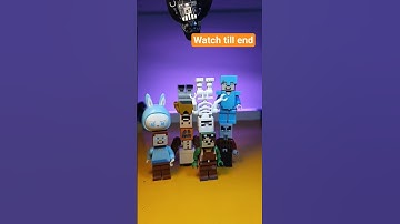 skelet en steve minecraft