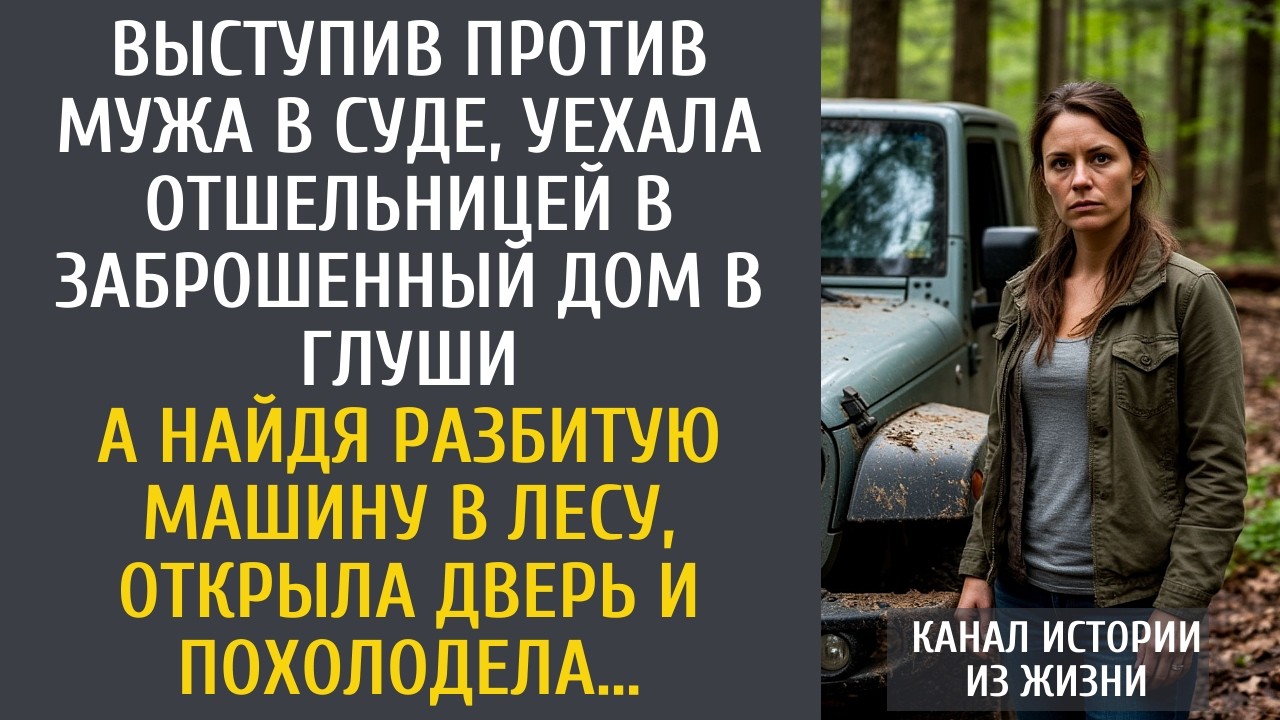 Выступив против мужа в суде, уехала отшельницей в заброшенный дом… А найдя разбитую машину в глуши…