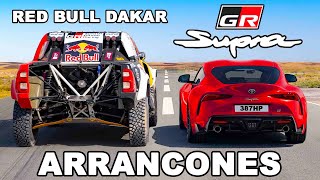 Camioneta Pickup de Rally Dakar vs GR Supra: ARRANCONES