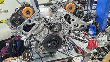 BMW S63/N63 Engine build in - X5M M5 REBUILD #part 3