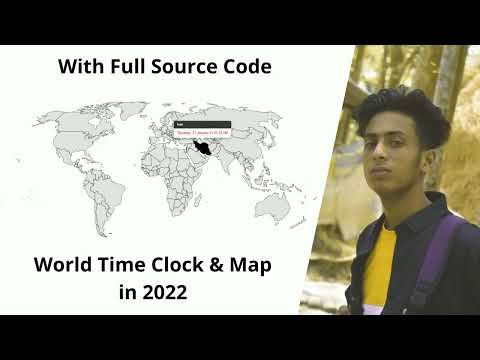 World Time Clock & Map plugin in 2022 by jishaansinghal with full source code