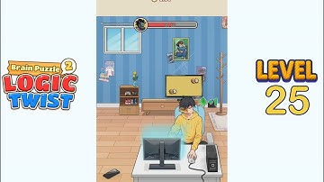 Brain puzzle 2 logic twist level 25 Walkthrough Solution