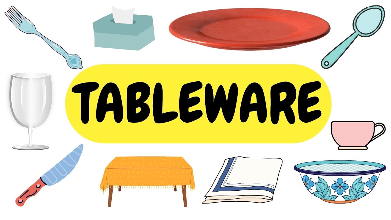 TABLEWARE VOCABULARY Fun Learning English Kindergarten Music Games