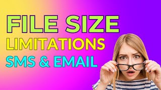 File Size Limitations for Attachments on SMS, MMS and Emails Explained #crmforcoaches #smssolutions