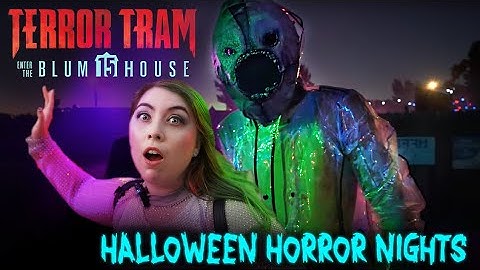 Terror Tram: Enter the Blumhouse at Halloween Horror Nights Universal Hollywood 2025 Opening Night