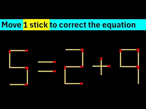 10 Matchstick Puzzles with Answers Improve your IQ - Part 14 - YouTube