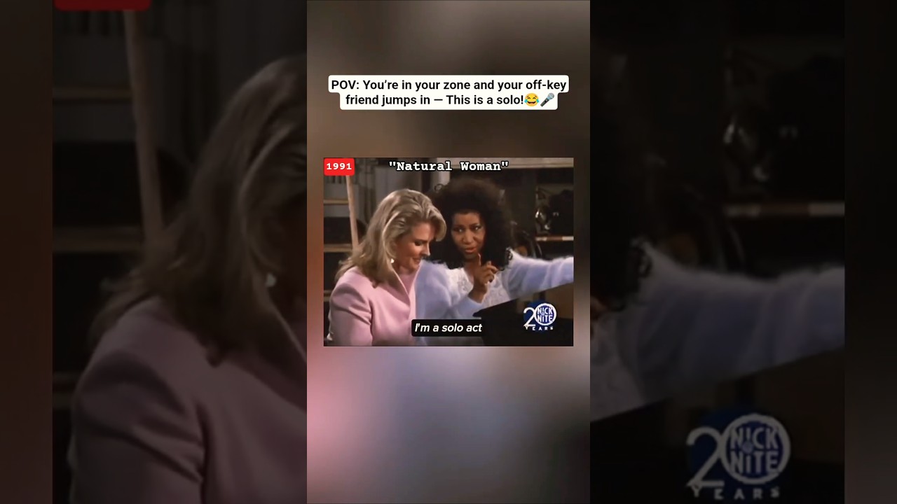 This Is A Solo Act!😂 |Aretha Franklin Singing "Natural Woman" While Playing Piano 