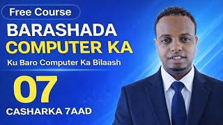 Barashada computer ka casharka 7aaad sida loo sameyo folder #ai #barashadacomputer #window #viral 