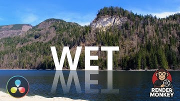 The EASIEST Way to Create a Text Mirror Effect in DaVinci Resolve