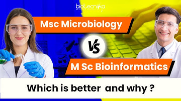 Msc Microbiology vs Msc Bioinformatics - Which is A Better Option & Why?